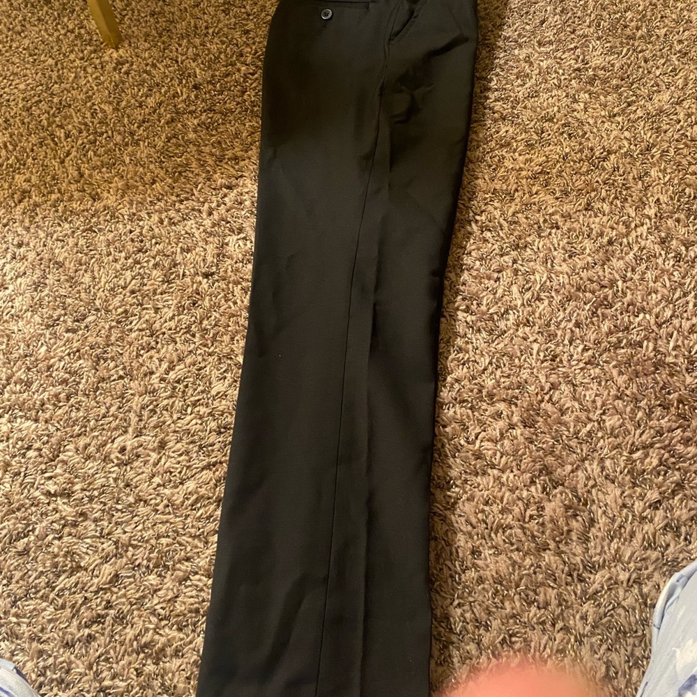Boys black dress slacks